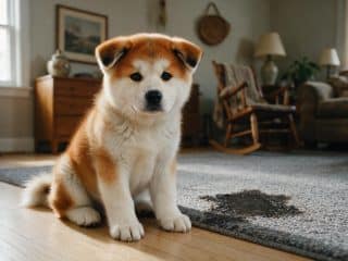 How to Clean Dog Urine from a Rug